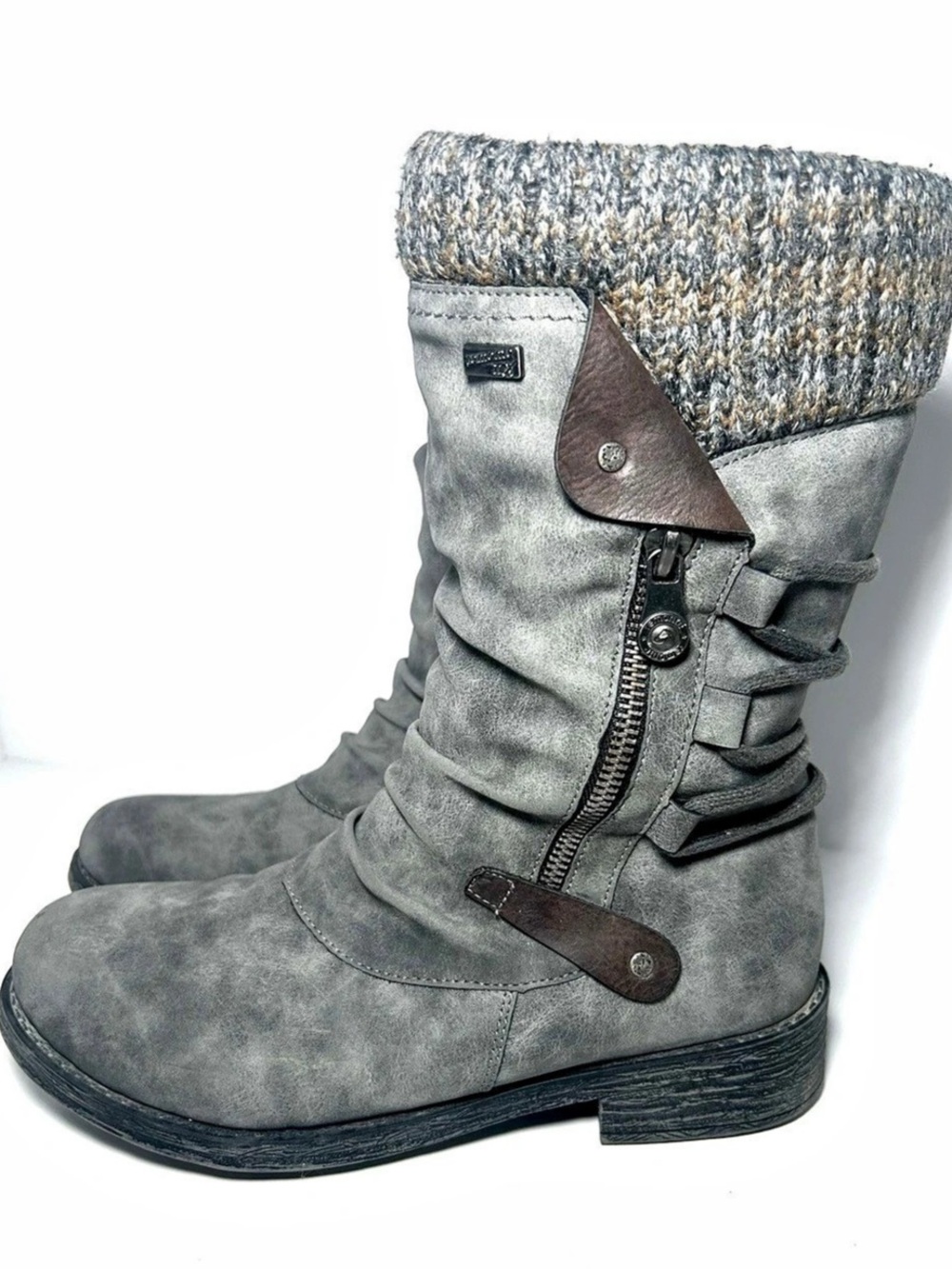 Women’s Remonte Tex Casual Warm Lined Side Zip Boots EUC Size 38